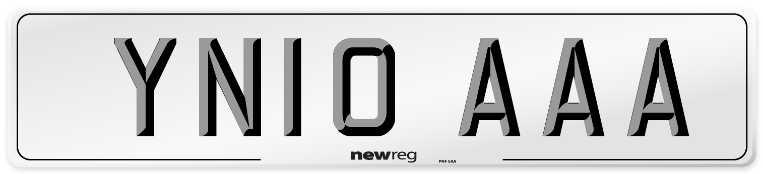 YN10 AAA Number Plate from New Reg